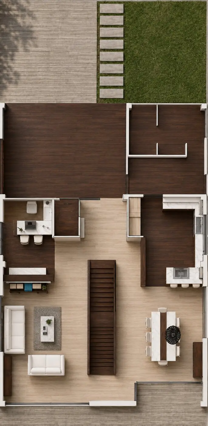 Planta arquitectónica — Casa Modelo Green Valley
