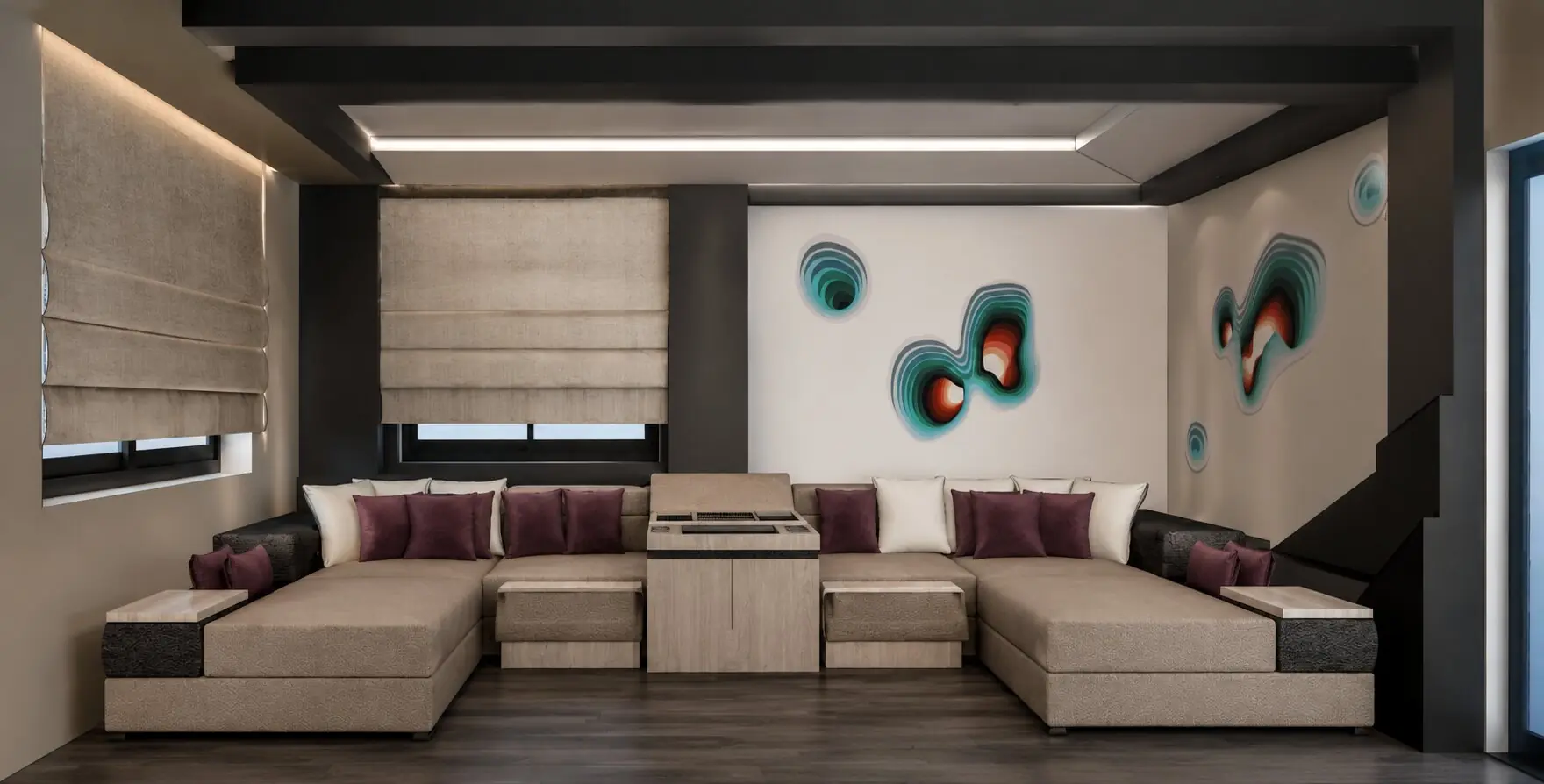Sala de televisión — Luxor Residence