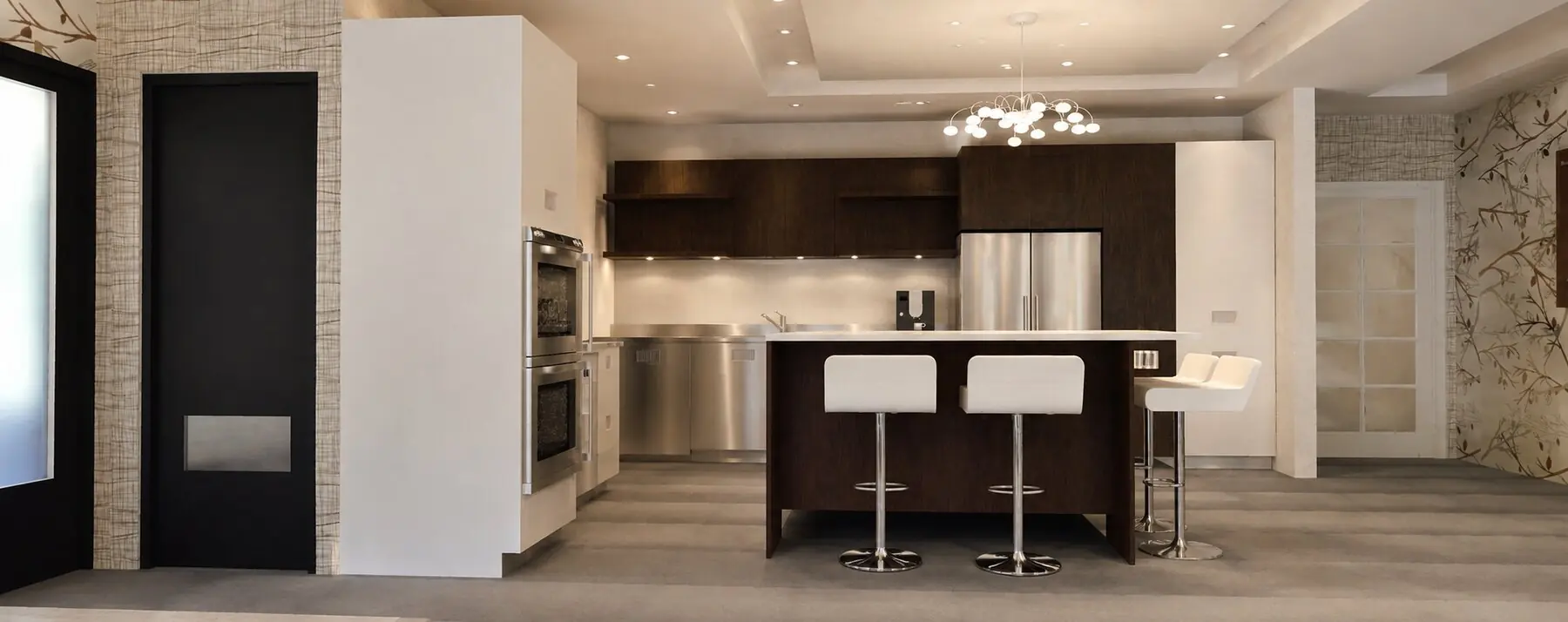 Cocina integrada y barra — Park View