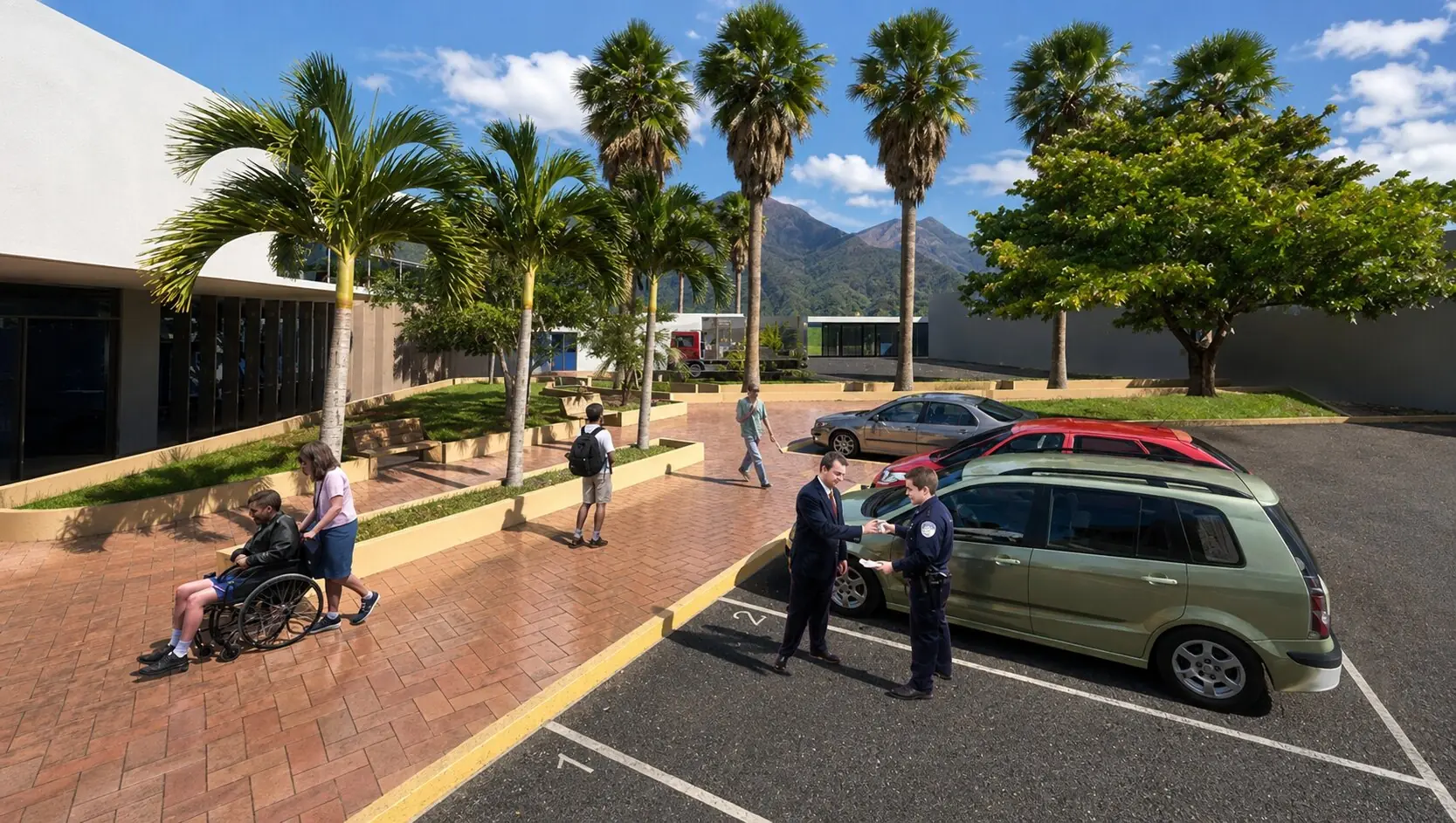 Accesibilidad y circulación exterior — Propuesta Policentro de Salud