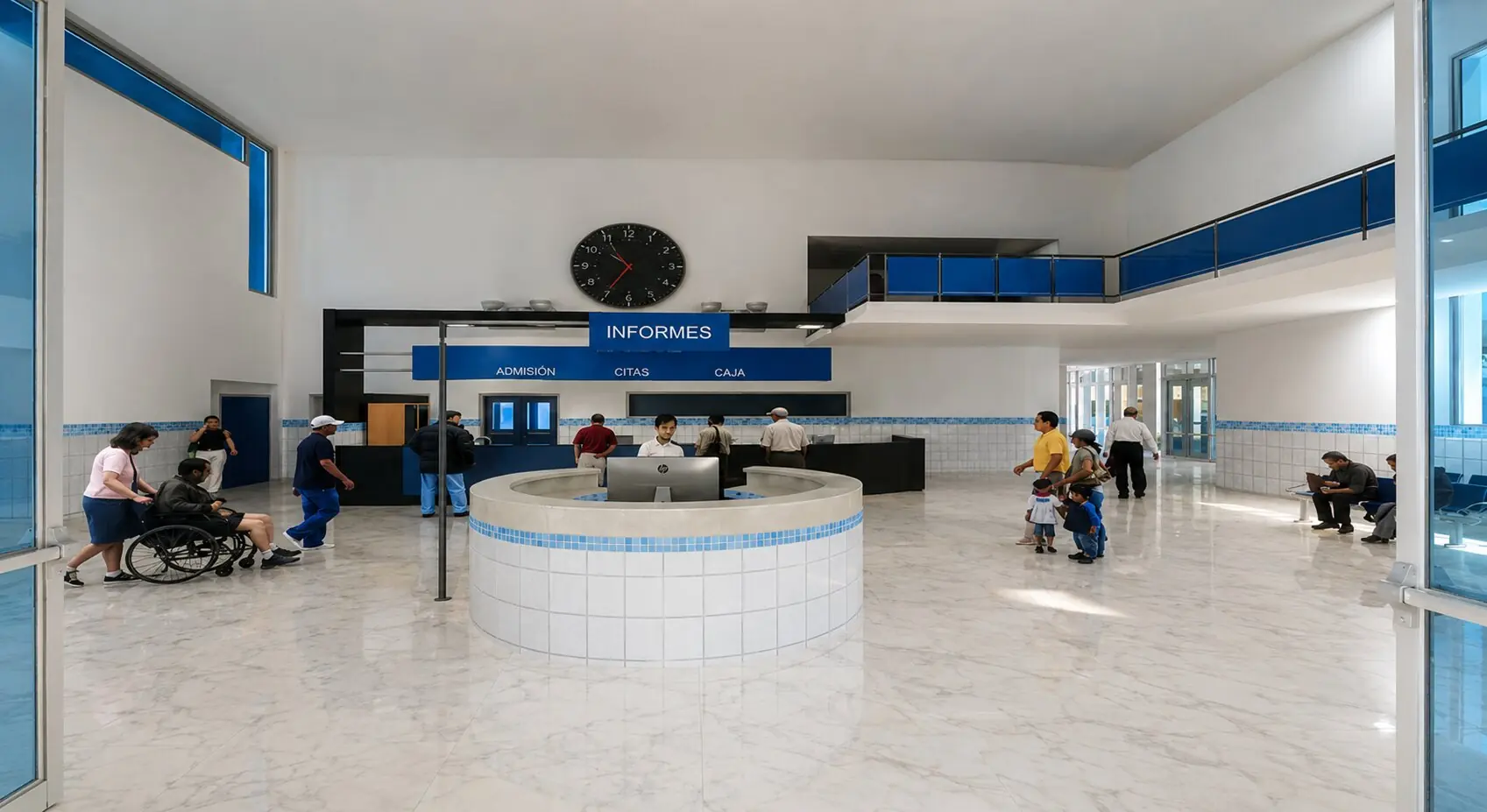 Recepción y admisión — Propuesta Policentro de Salud