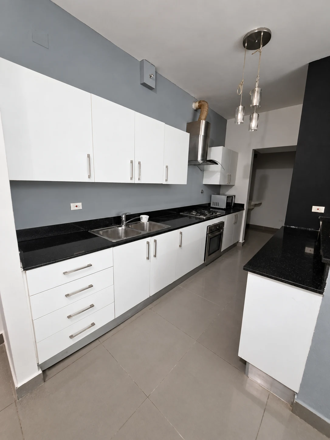 Cocina antes de la remodelación.