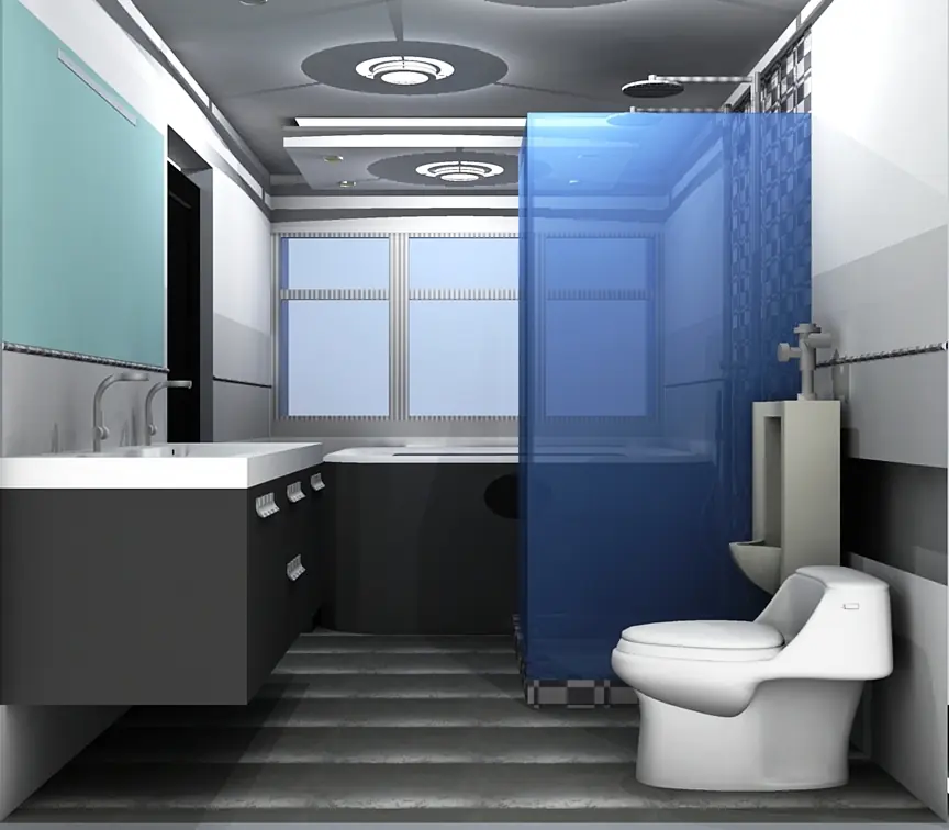 Propuesta para el baño principal.